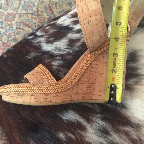 Stuart Weizman cork sandals size 6.5N - Picture 8 of 8